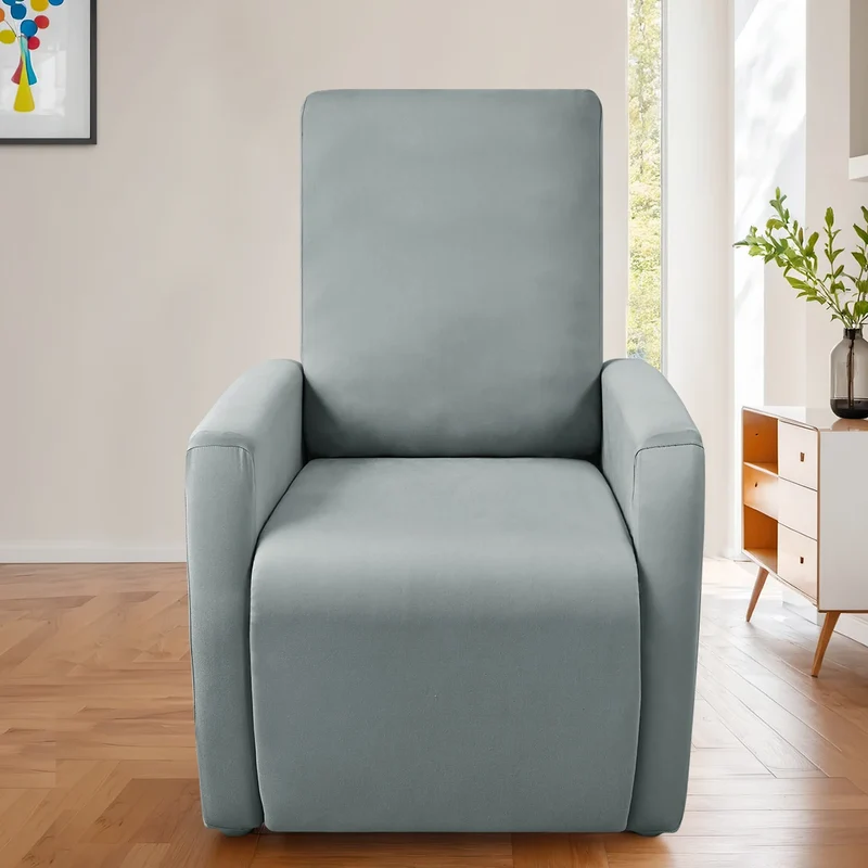 Housse pour fauteuil relax relevable dossier long lycra déperlant couleurs unies
