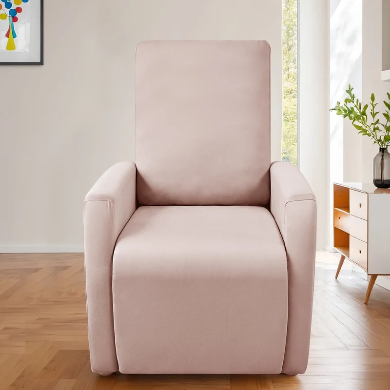 Housse pour fauteuil relax relevable dossier long lycra déperlant couleurs unies