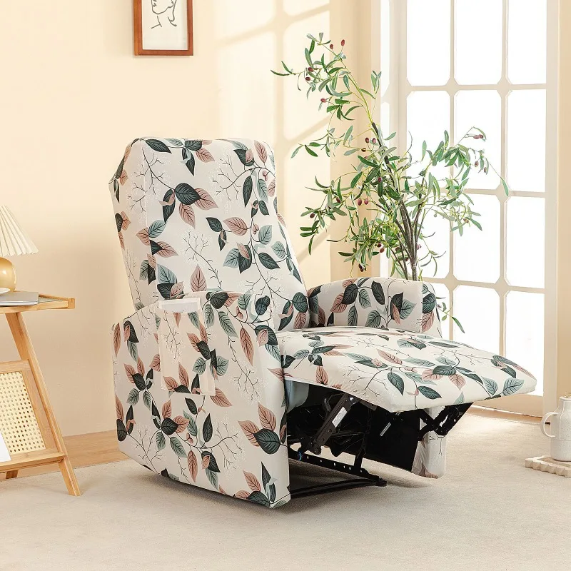Housse pour fauteuil relax relevable électrique dossier long lycra 20 motifs