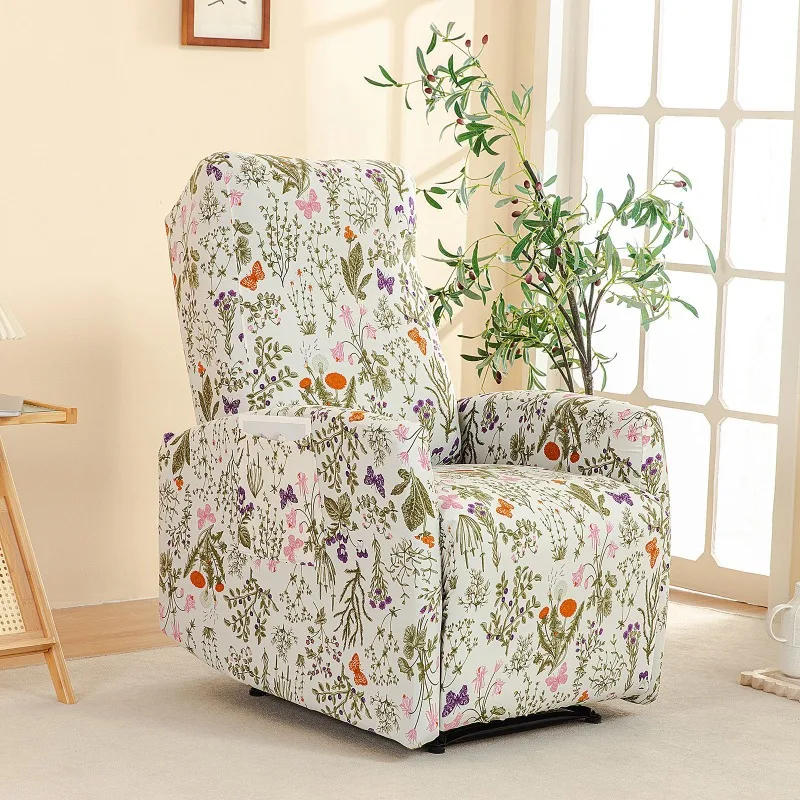 Housse pour fauteuil relax relevable électrique dossier long lycra 20 motifs