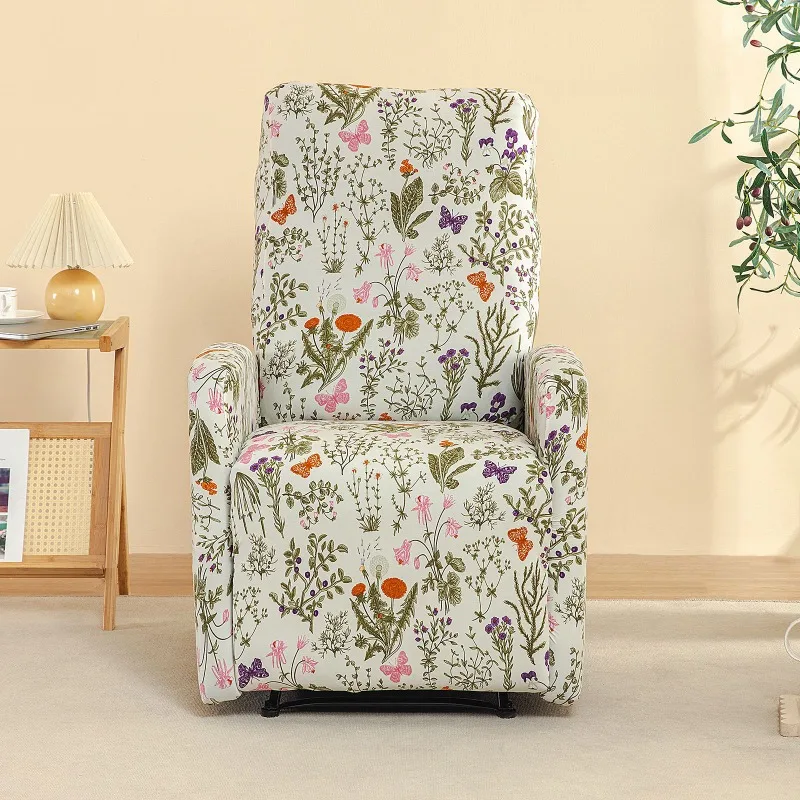 Housse pour fauteuil relax relevable électrique dossier long lycra 20 motifs