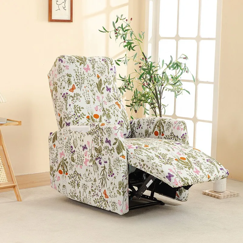 Housse pour fauteuil relax relevable électrique dossier long lycra 20 motifs
