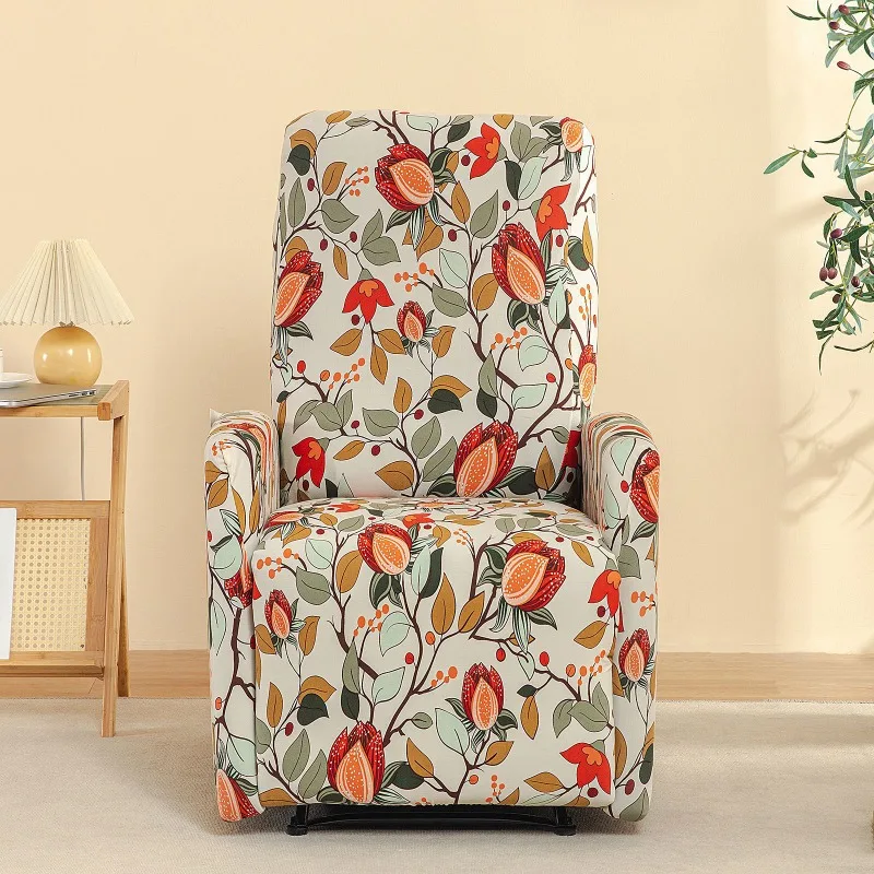 Housse pour fauteuil relax relevable électrique dossier long lycra 20 motifs