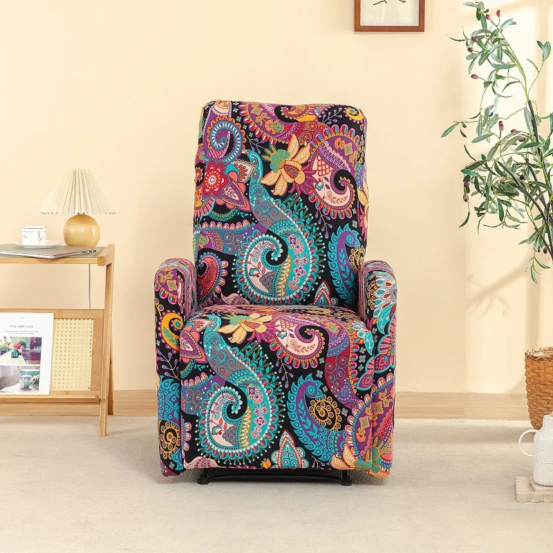 Housse pour fauteuil relax relevable électrique dossier long lycra 20 motifs