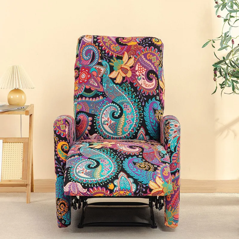 Housse pour fauteuil relax relevable électrique dossier long lycra 20 motifs