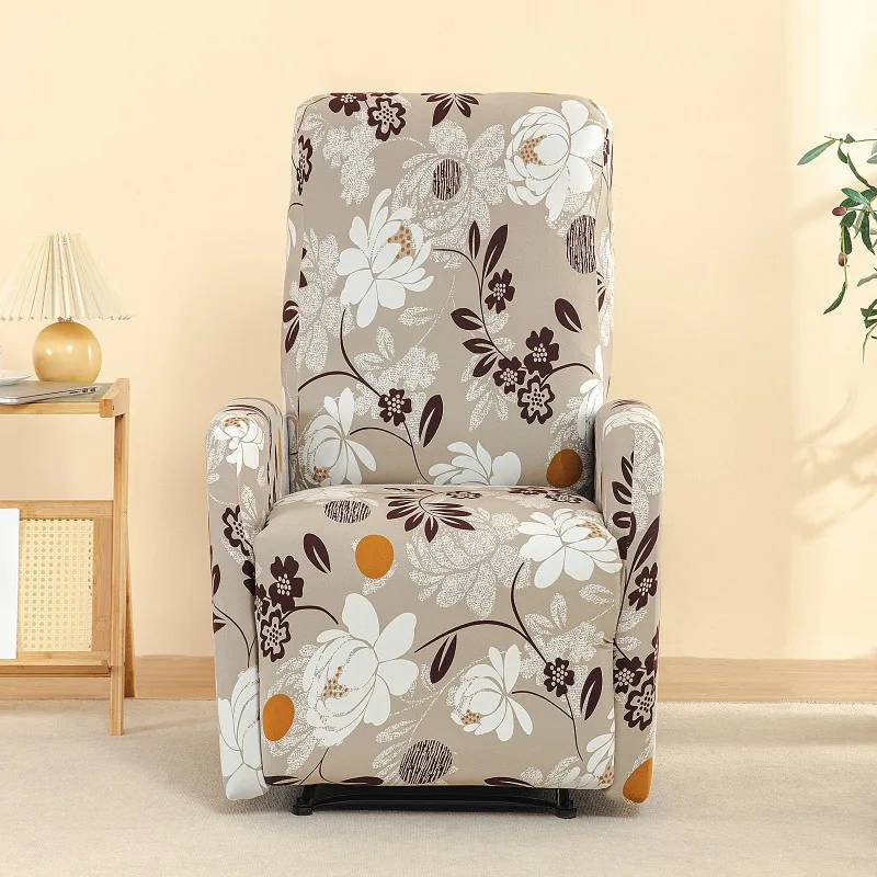 Housse pour fauteuil relax relevable électrique dossier long lycra 20 motifs