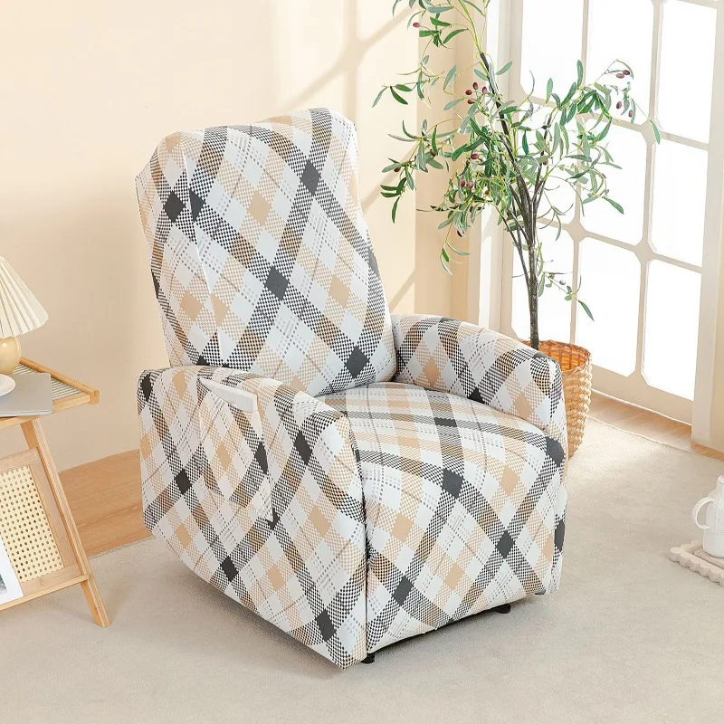 Housse pour fauteuil relax relevable électrique dossier long lycra 20 motifs