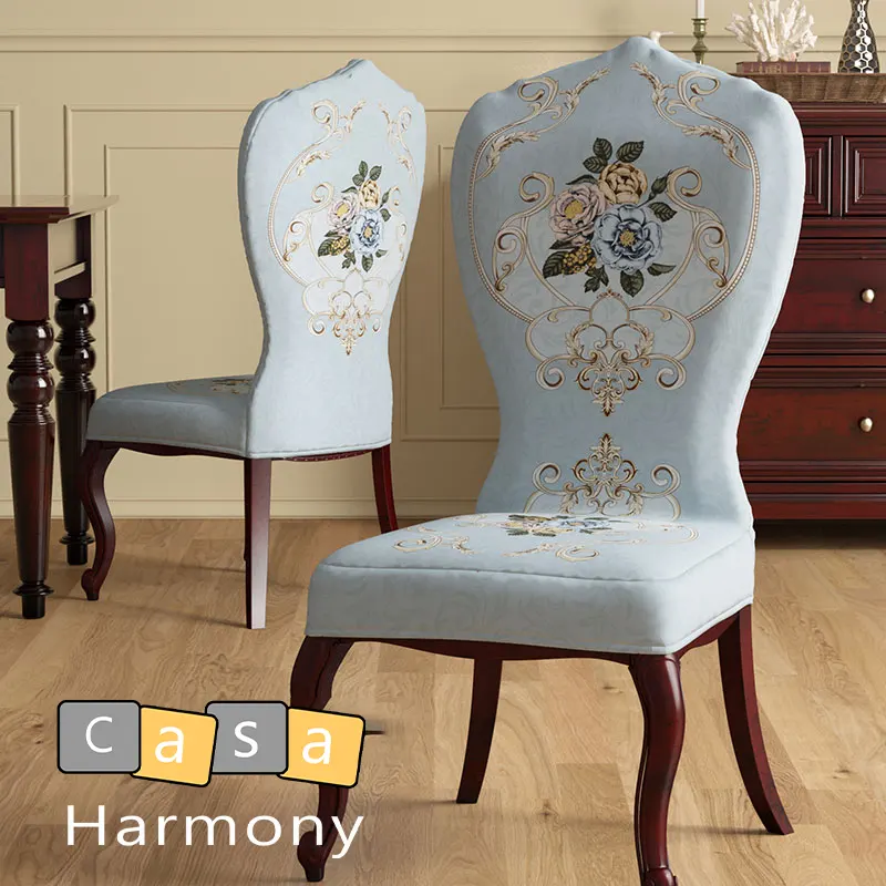 Housse de fauteuil chaise baroque louis 16 ancienne