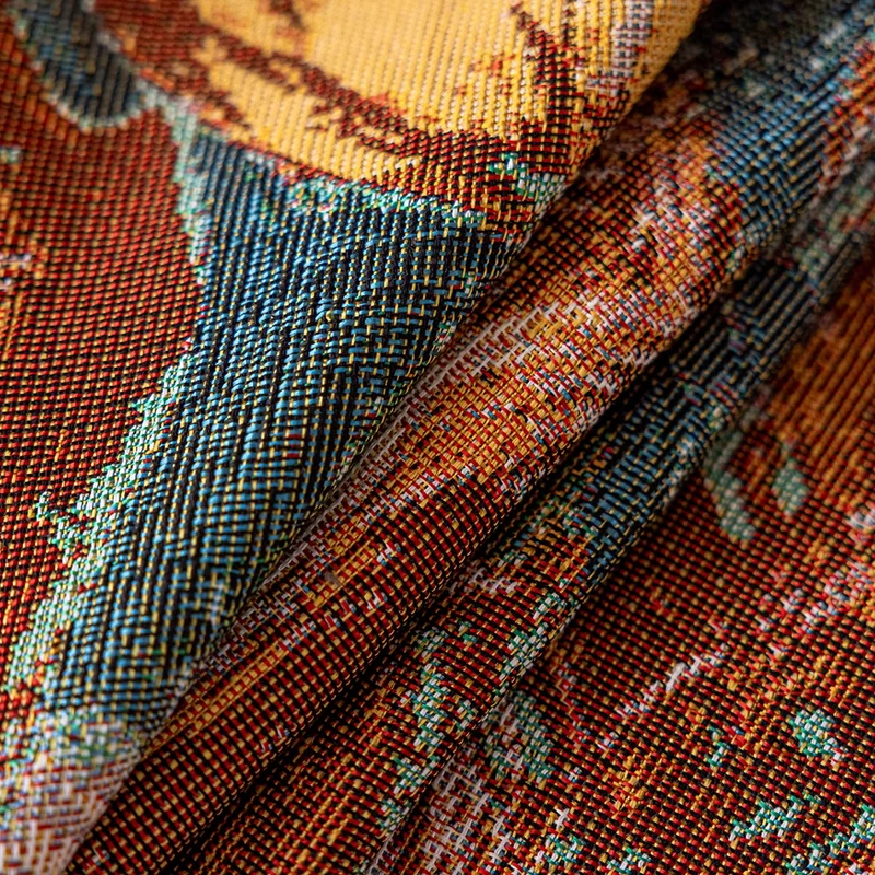 Jeté de canapé grande taille luxe vintage style peinture à l'huile - collection 2024