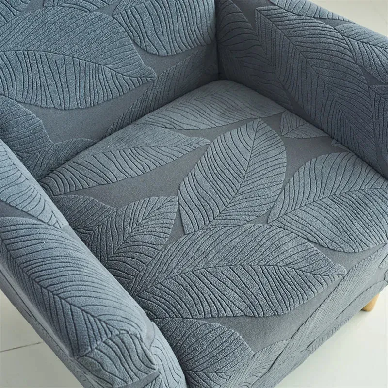 Housse de fauteuil club velours hibiscus nouveau modèle 2025