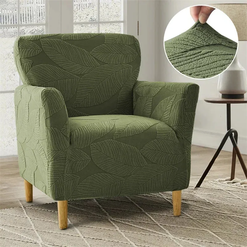Housse de fauteuil club velours hibiscus nouveau modèle 2025