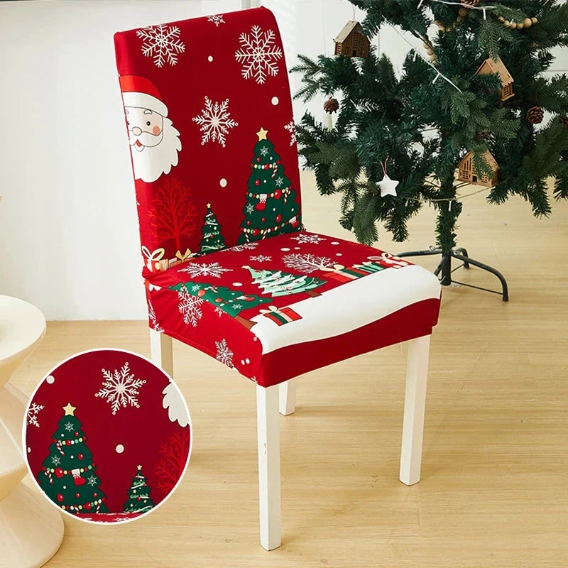 Housse de chaise de salle à manger spécial noël