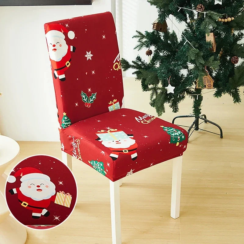 Housse de chaise de salle à manger spécial noël