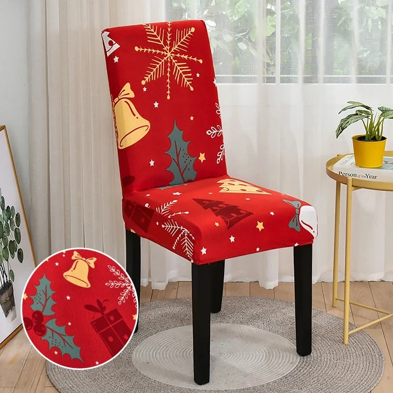 Housse de chaise de salle à manger spécial noël