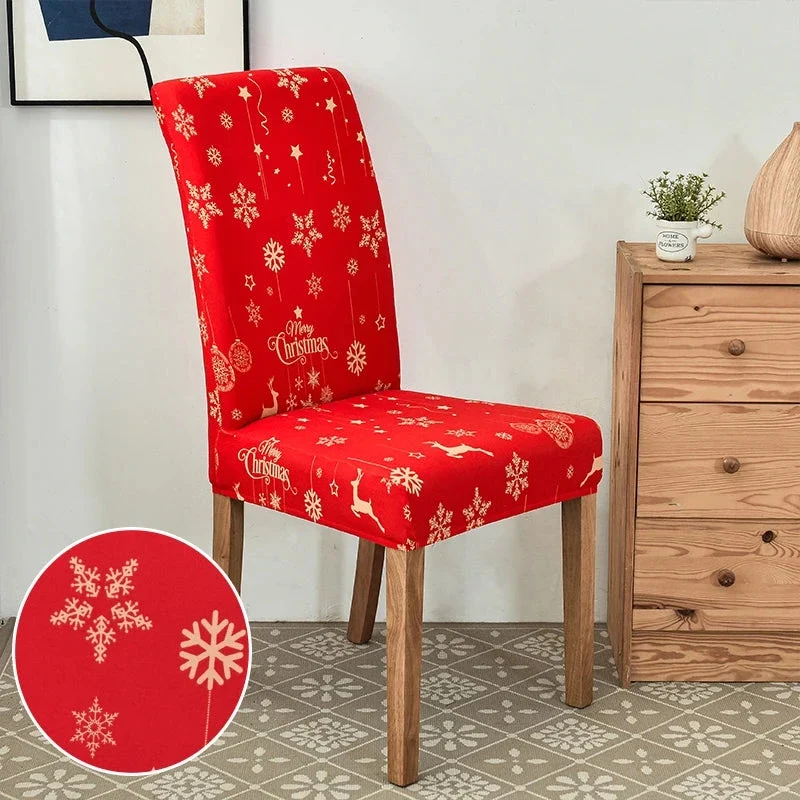 Housse de chaise de salle à manger spécial noël
