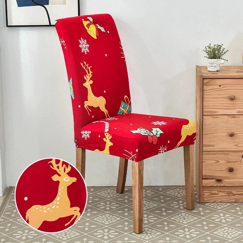 Housse de chaise de salle à manger spécial noël