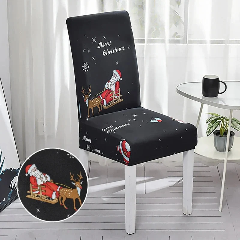 Housse de chaise de salle à manger spécial noël