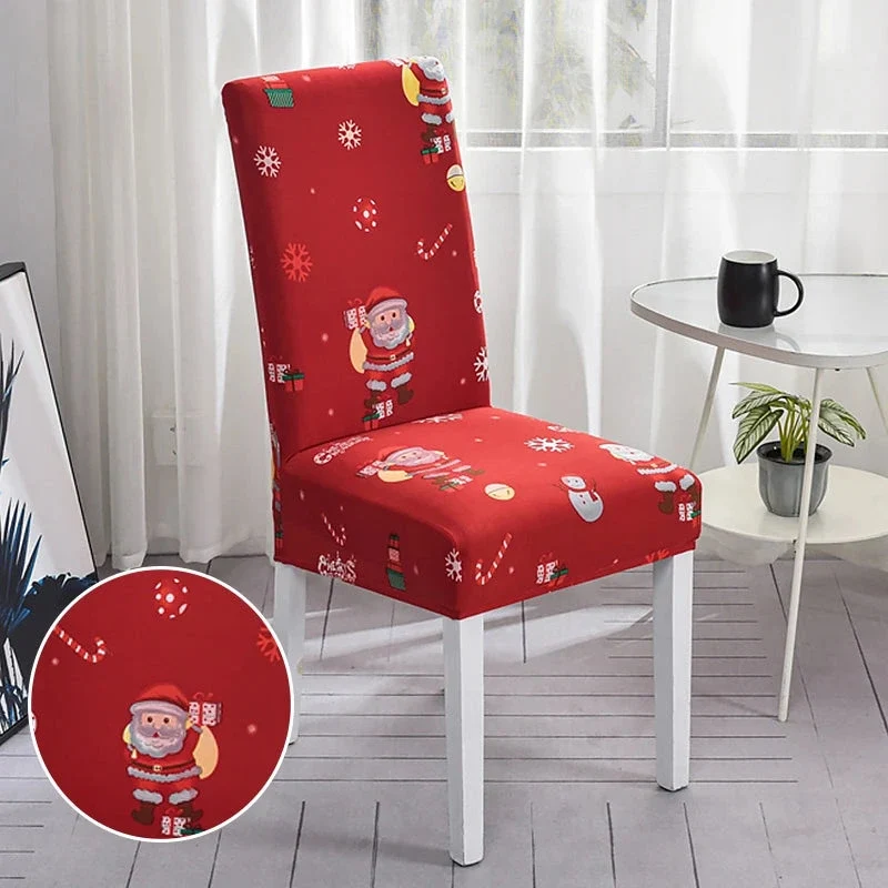 Housse de chaise de salle à manger spécial noël