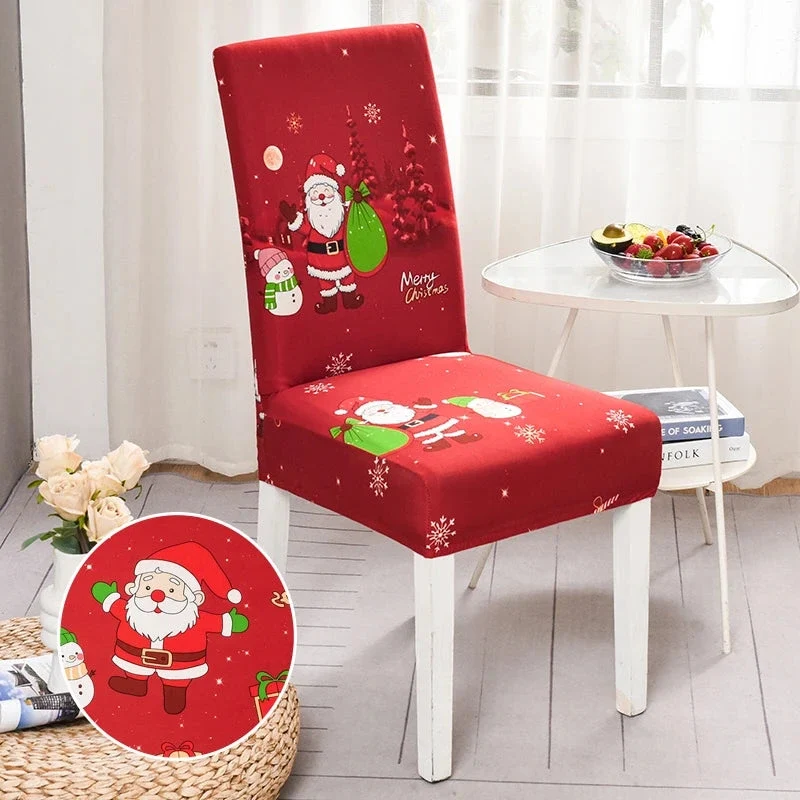 Housse de chaise de salle à manger spécial noël