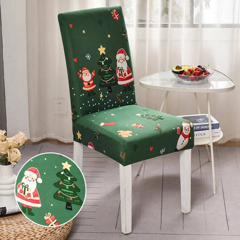 Housse de chaise de salle à manger spécial noël