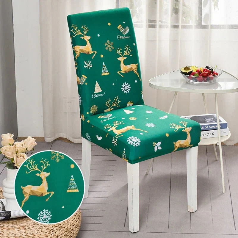 Housse de chaise de salle à manger spécial noël