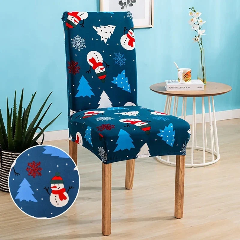 Housse de chaise de salle à manger spécial noël