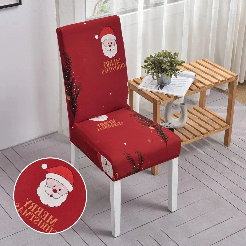 Housse de chaise de salle à manger spécial noël