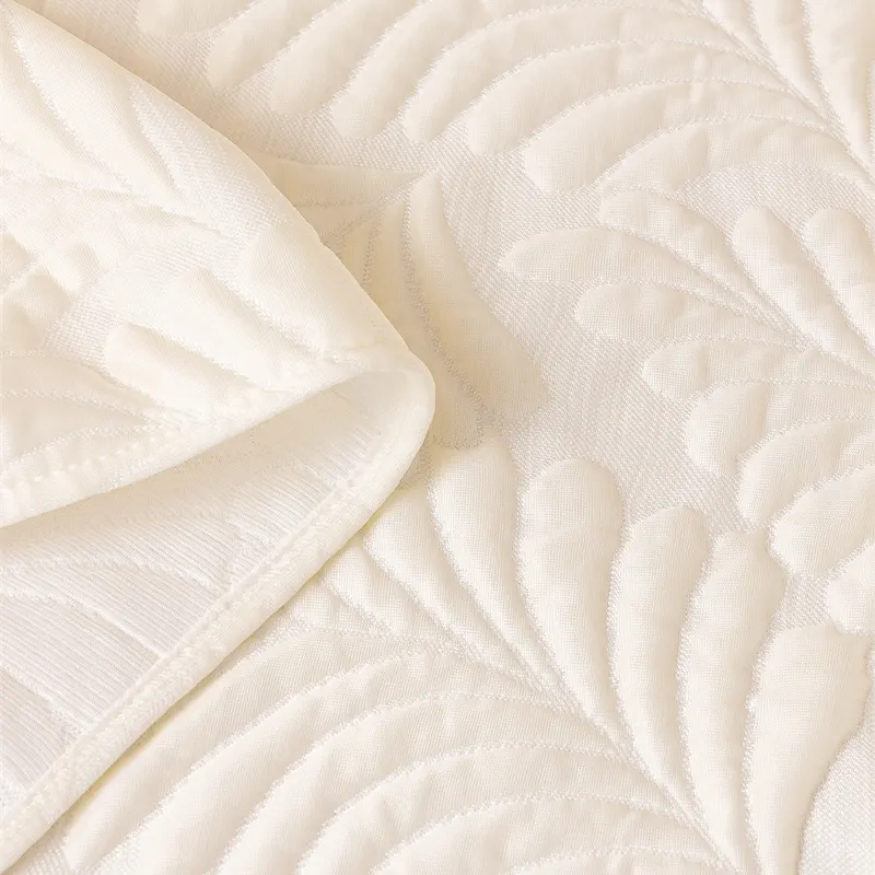 Plaid Jeté de canapé grande taille XXL anti griffures texture feuille d'hibiscus