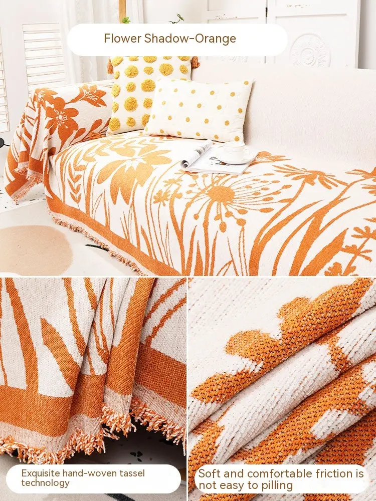 Plaid Canapé Chenille Floresta