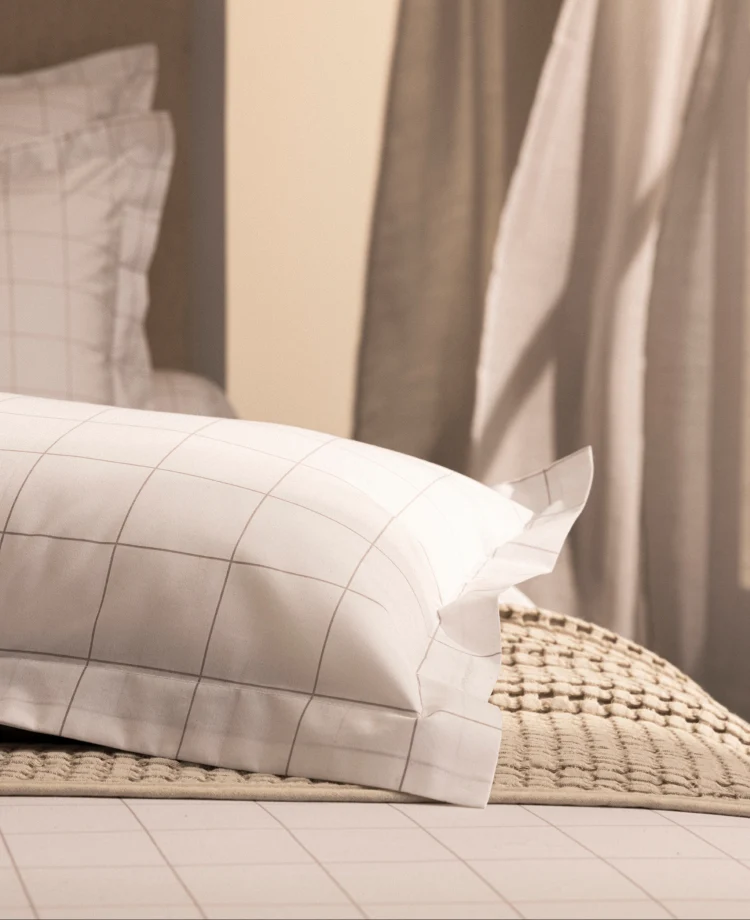 Set de 2 Taies d'Oreiller Percale Imprimé
