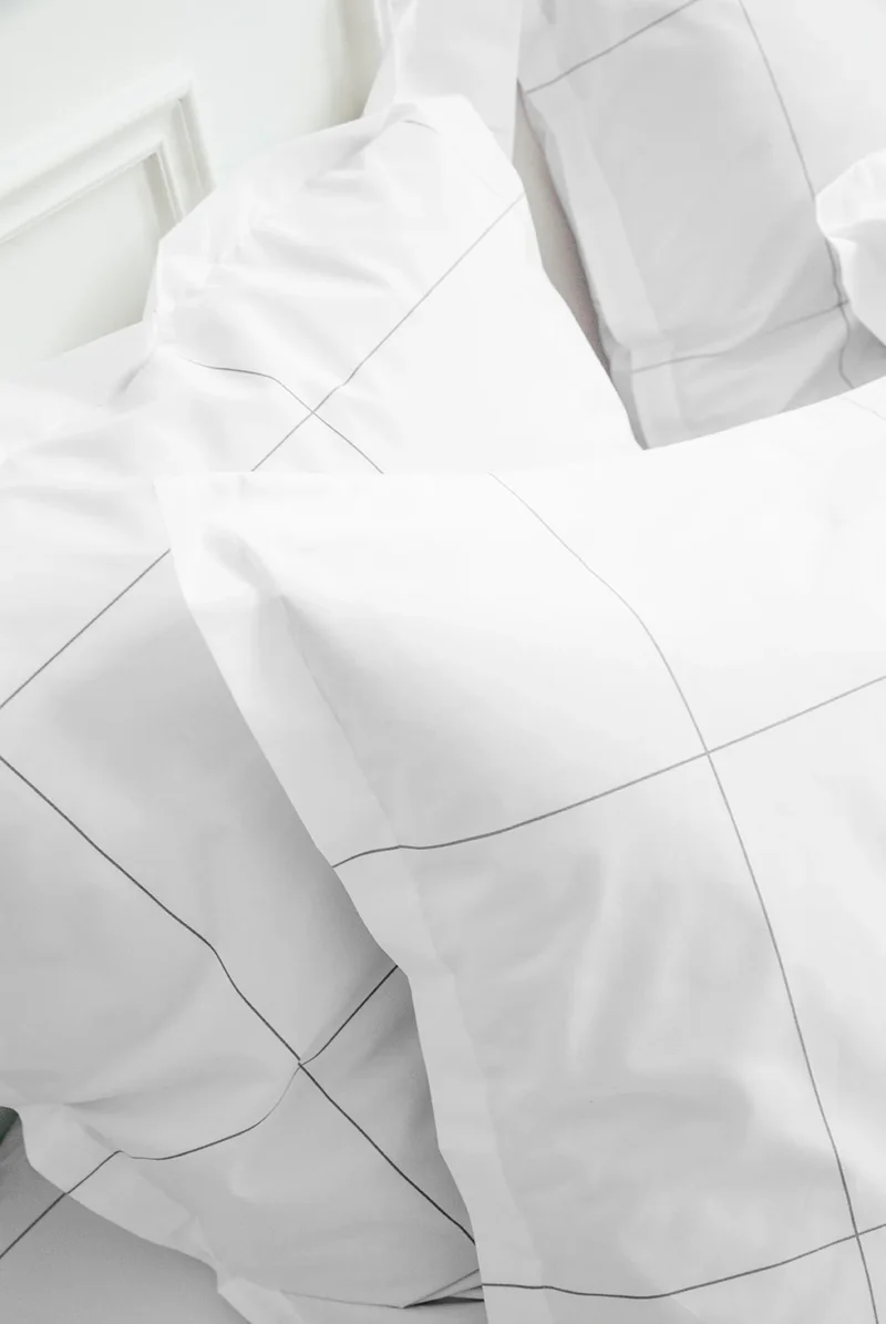 Set de 2 Taies d'Oreiller Percale Imprimé