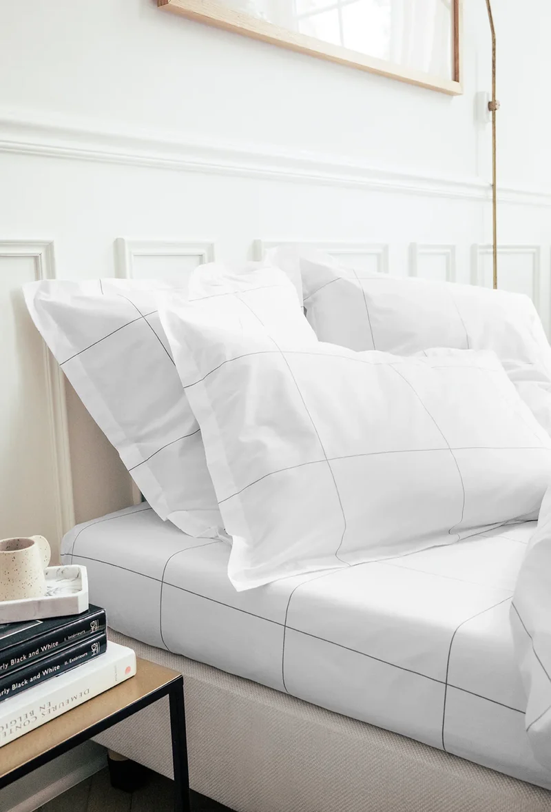 Set de 2 Taies d'Oreiller Percale Imprimé