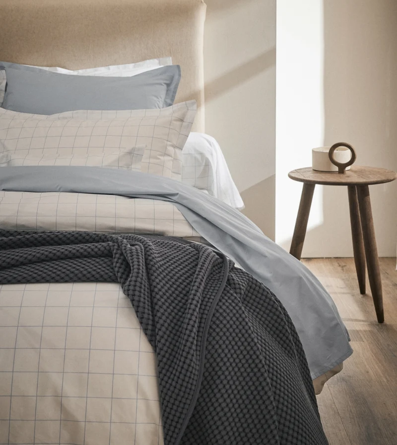 Set de 2 Taies d'Oreiller Percale Imprimé