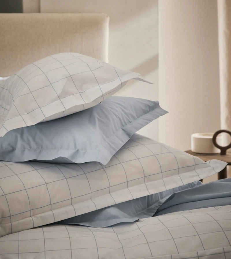 Set de 2 Taies d'Oreiller Percale Imprimé