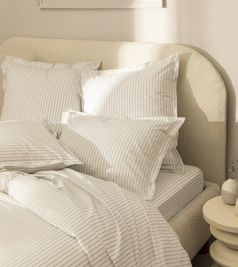 Set de 2 Taies d'Oreiller Percale Imprimé