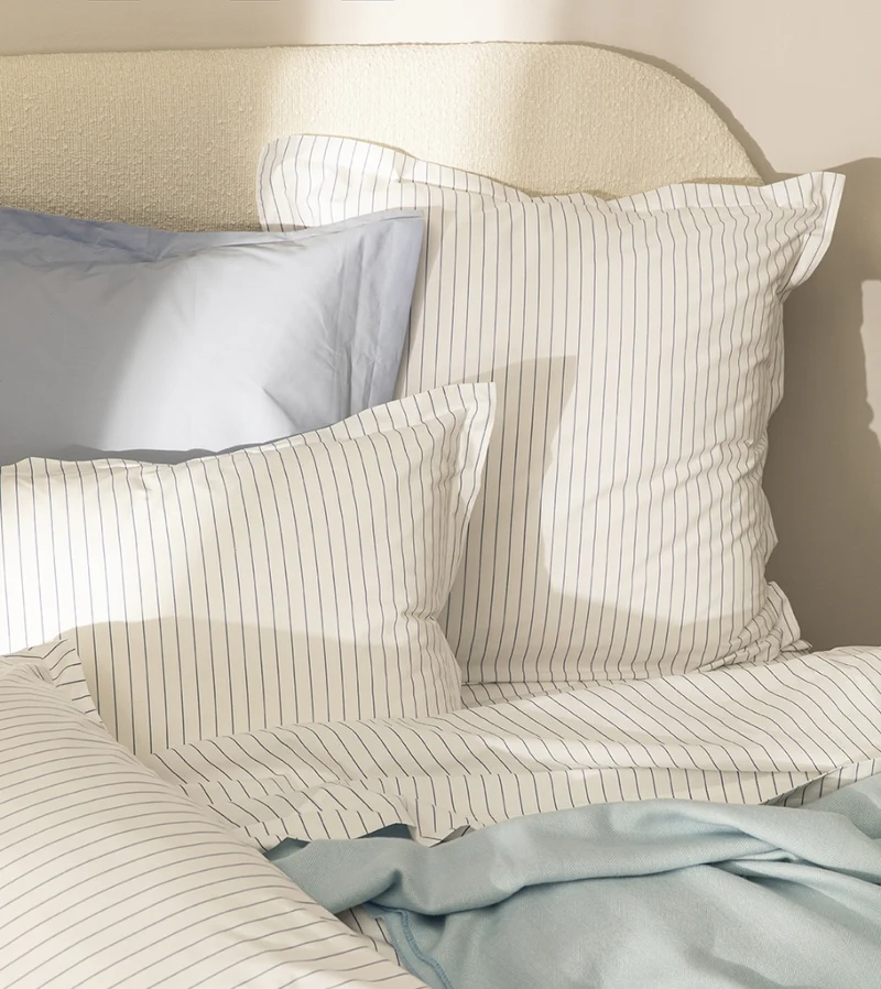 Set de 2 Taies d'Oreiller Percale Imprimé