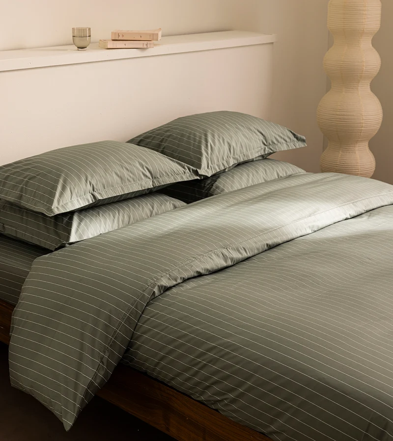 Set de 2 Taies d'Oreiller Percale Imprimé
