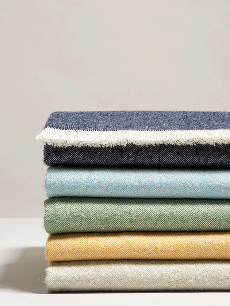 Plaid en laine Baby Alpaga