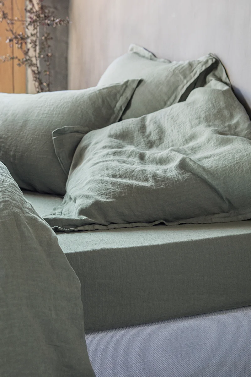 Drap housse Lin lavé