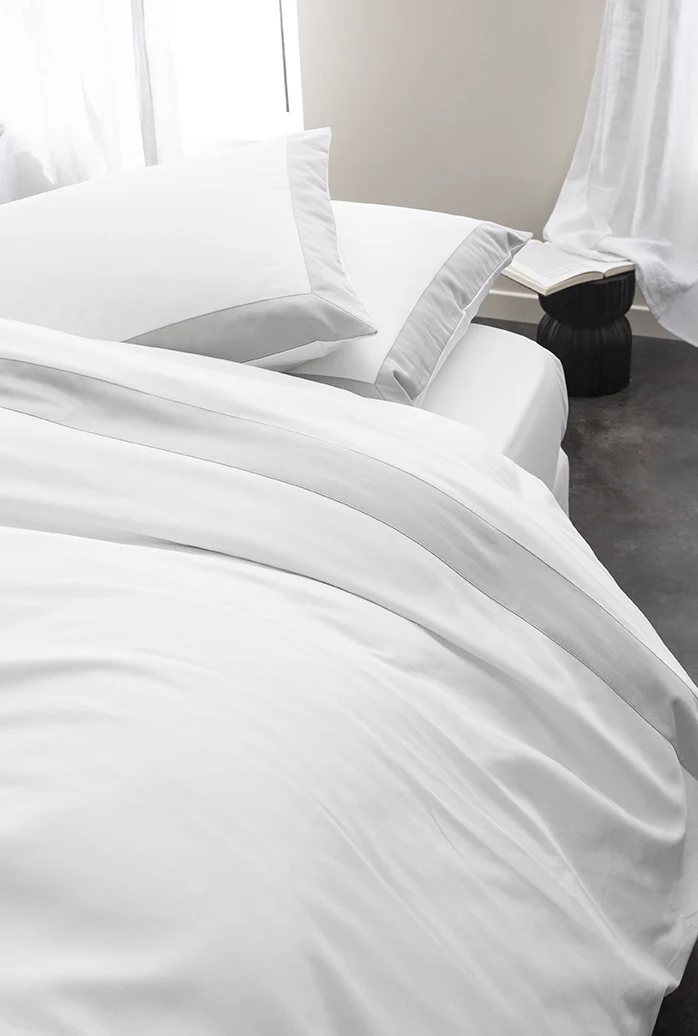 Housse de couette Bicolore Satin