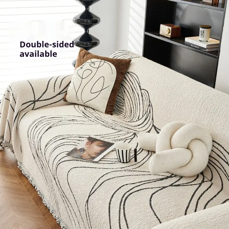 Plaid Canapé Chenille Moderne ZELTO