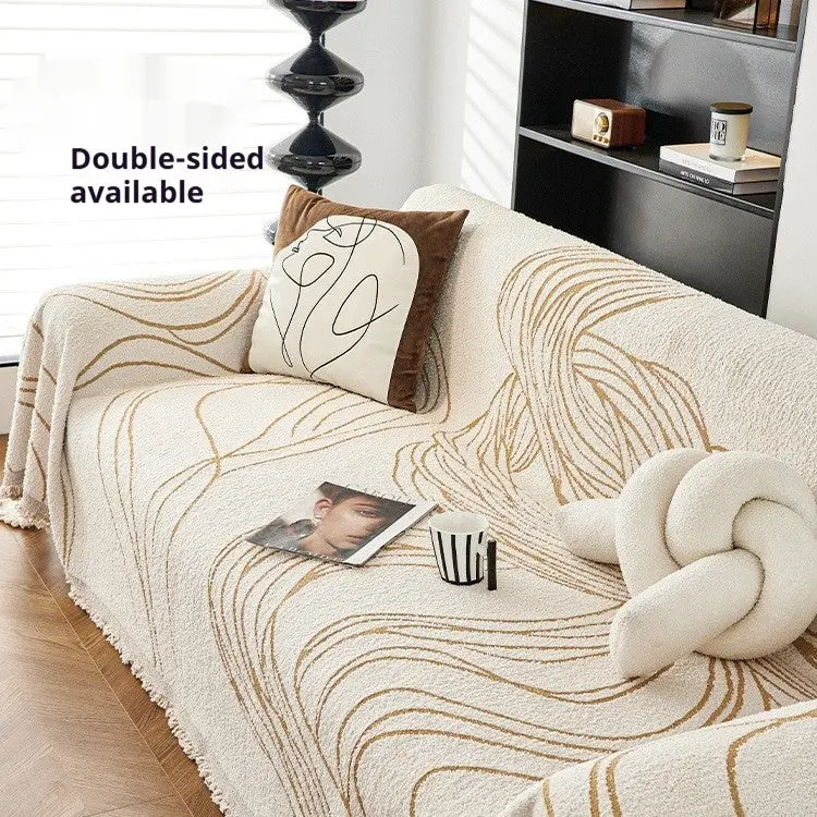 Plaid Canapé Chenille Moderne ZELTO