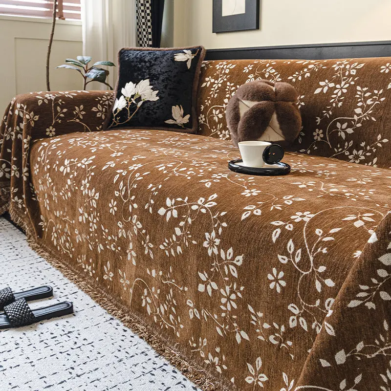 Plaid Canapé Chenille Élégance CALION