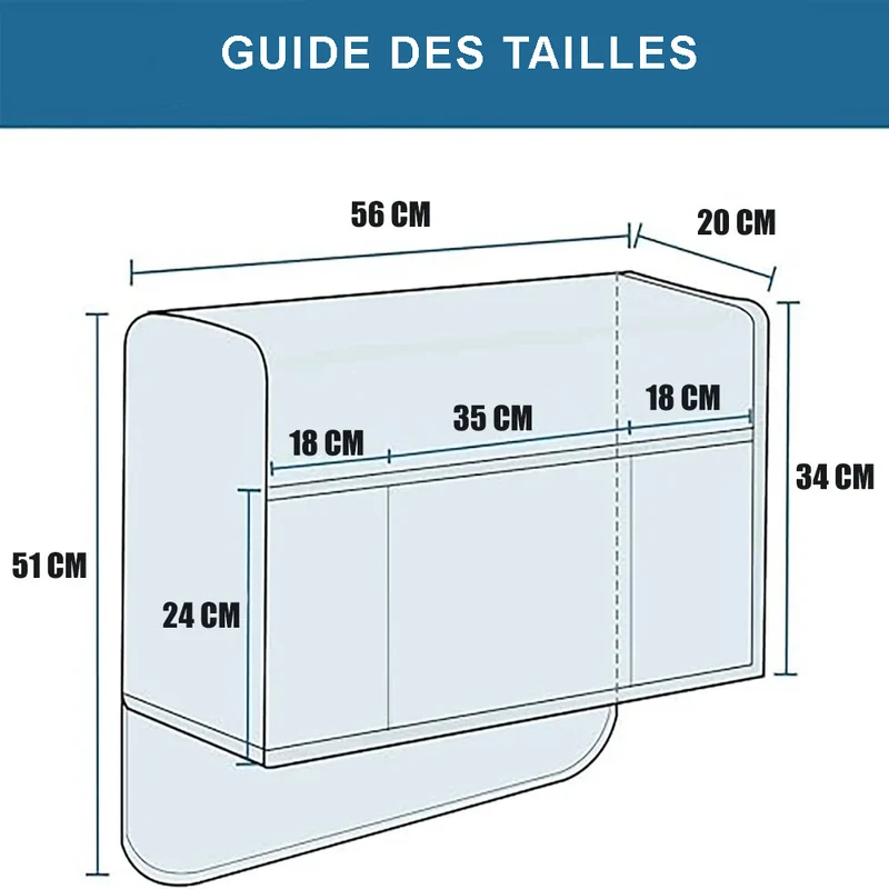Housse protection accoudoirs fauteuil canapé imperméable et anti griffures - Lot de 2 housses
