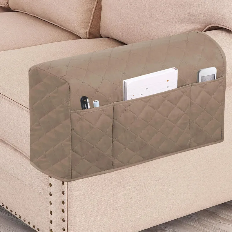 Housse protection accoudoirs fauteuil canapé imperméable et anti griffures - Lot de 2 housses