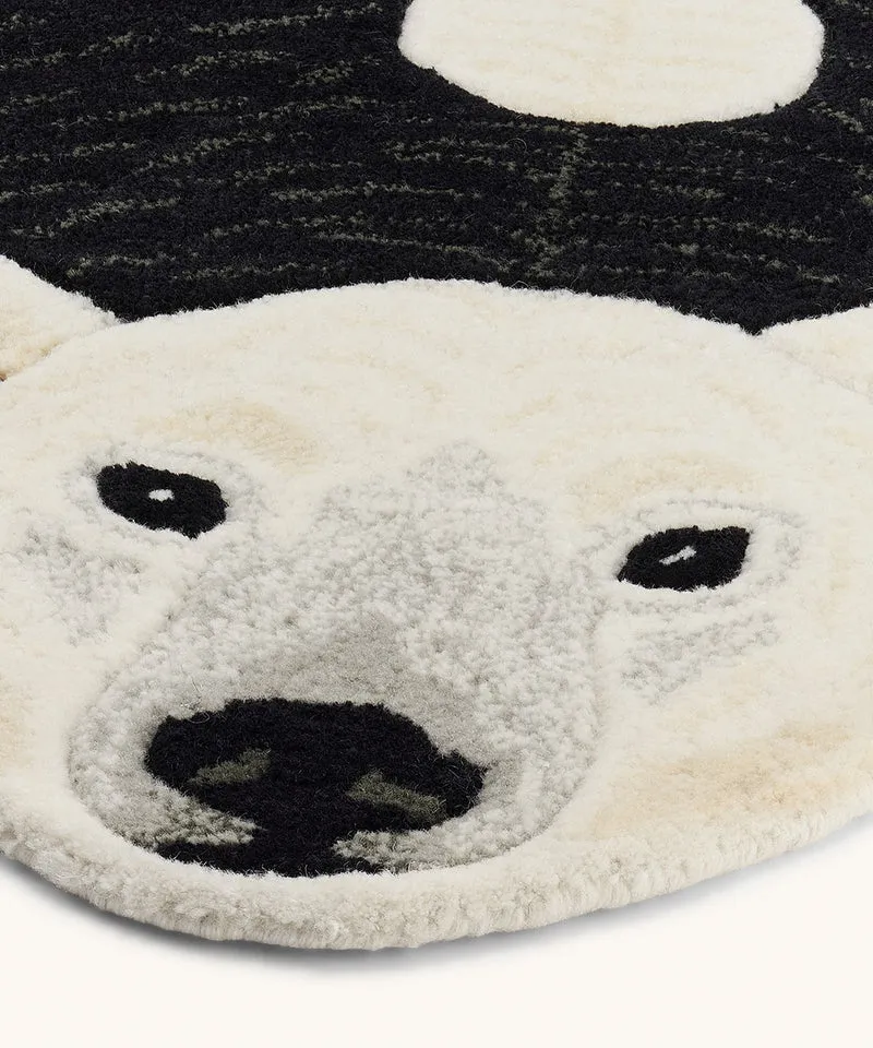 Mara Yin Yang Isbjørn Tæppe i Uld – Doing Goods