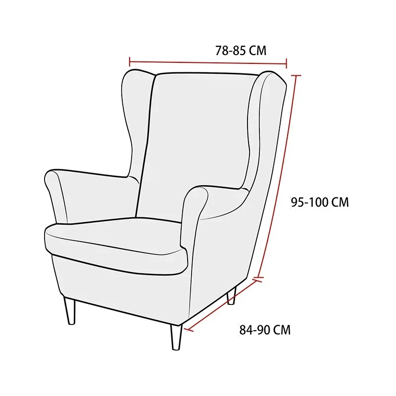 Housses pour fauteuil IKEA STRANDMON pur velours