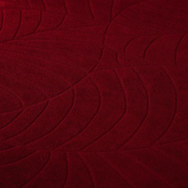 Housse de chaise de bar imperméable extensible texture feuille d'hibiscus