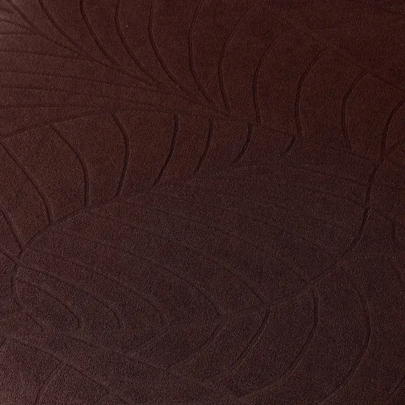 Housse de chaise de bar imperméable extensible texture feuille d'hibiscus