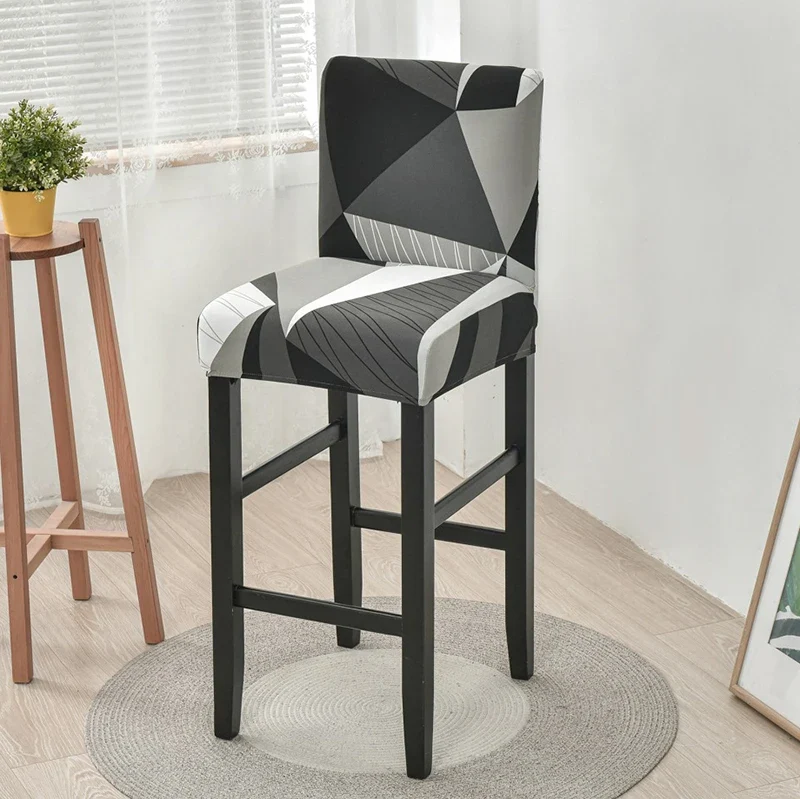 Housse pour tabouret de bar extensible en lycra - 34 Motifs